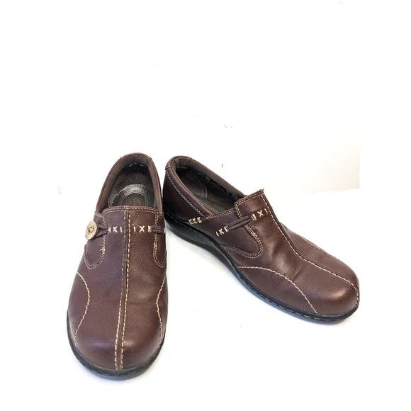Clarks Shoes Clarks Bendables Loafer Shoes Womens Size Brown